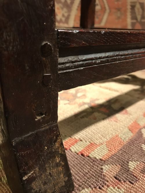ANTIQUE CHAIRBACK STOOL - ADDITIONAL PHOTO 8
