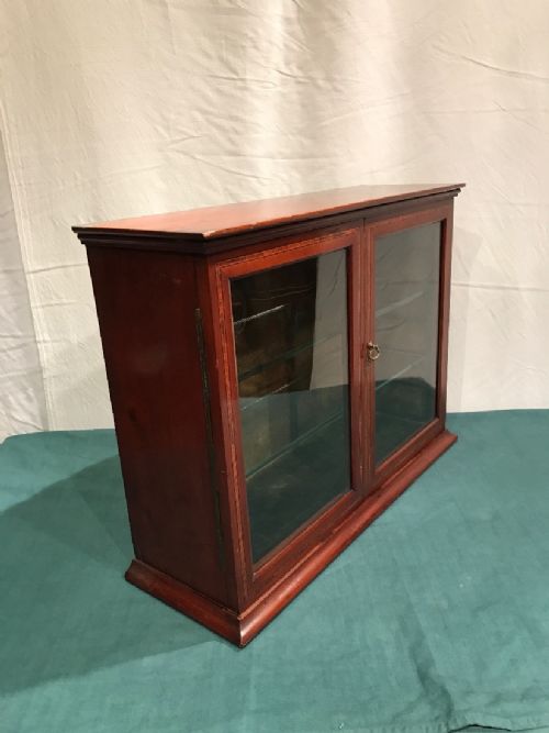 ANTIQUE MAHOGANY CABINET CUPBOARD - ADDITIONAL PHOTO 1