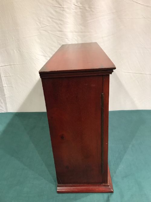 ANTIQUE MAHOGANY CABINET CUPBOARD - ADDITIONAL PHOTO 3