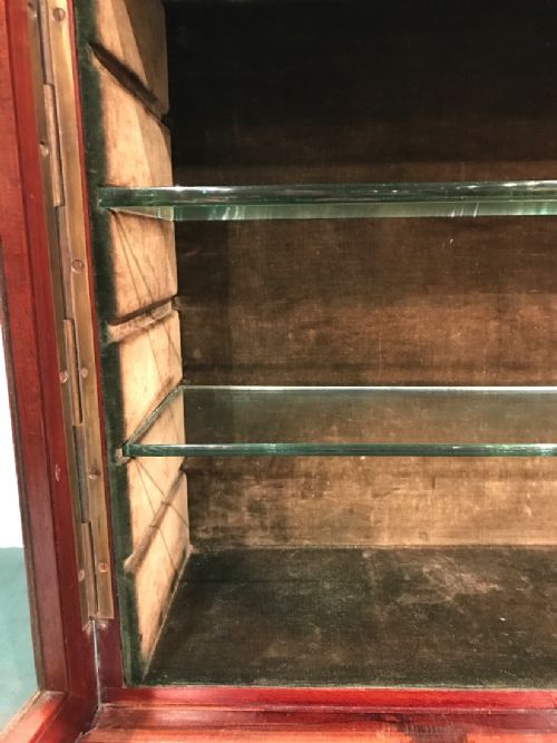 ANTIQUE MAHOGANY CABINET CUPBOARD - ADDITIONAL PHOTO 8