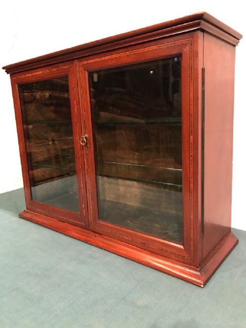 ANTIQUE MAHOGANY CABINET CUPBOARD - ADDITIONAL PHOTO 11