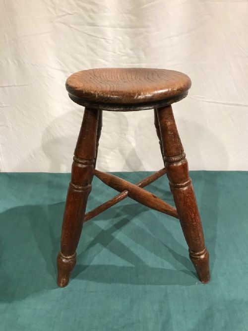 antique country stool - CATEGORY: ANTIQUE STOOLS - DATED 19TH CENTURY