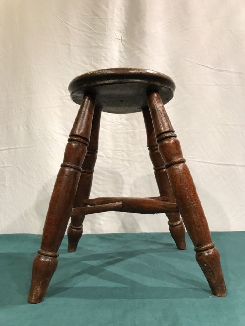 ANTIQUE COUNTRY STOOL - ADDITIONAL PHOTO 1