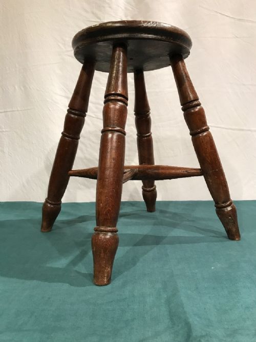 ANTIQUE COUNTRY STOOL - ADDITIONAL PHOTO 2
