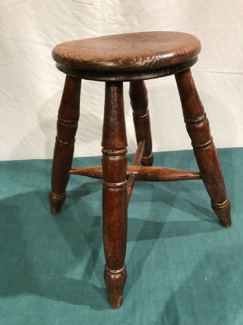 ANTIQUE COUNTRY STOOL - ADDITIONAL PHOTO 4