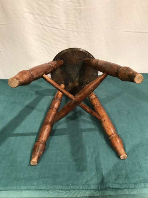 ANTIQUE COUNTRY STOOL - ADDITIONAL PHOTO 6
