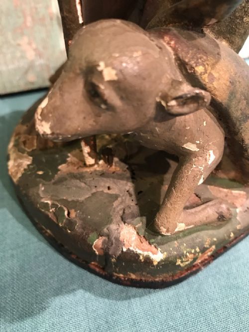 18TH CENTURY CARVED WOOD STATUE - ADDITIONAL PHOTO 10