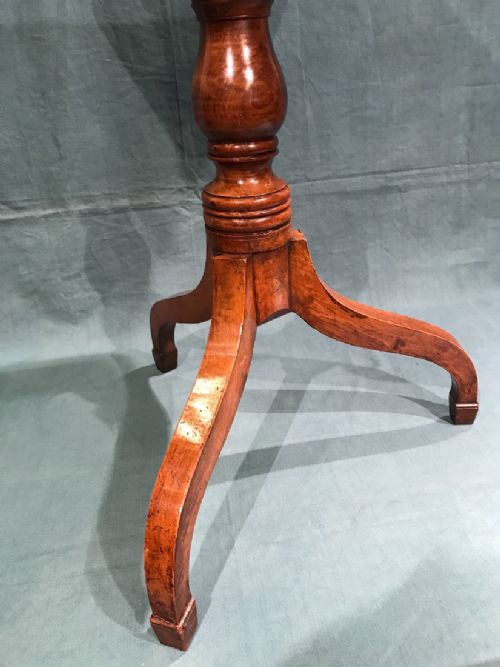 BURR WOOD GEORGIAN TABLE - ADDITIONAL PHOTO 4