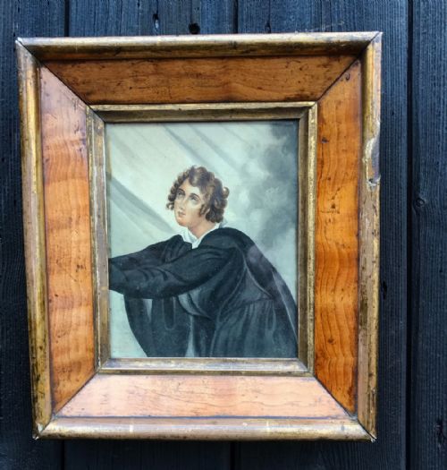 antique portrait painting - CATEGORY: ANTIQUE ART - DATED 19TH CENTURY