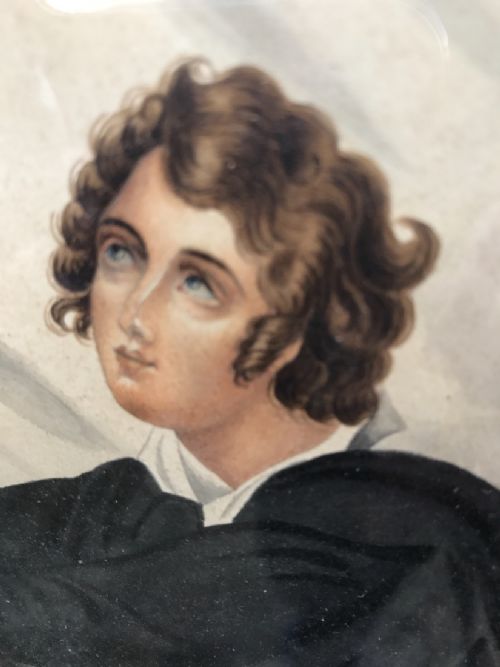 ANTIQUE PORTRAIT PAINTING - ADDITIONAL PHOTO 3