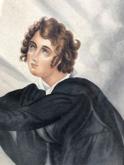 ANTIQUE PORTRAIT PAINTING - ADDITIONAL PHOTO 4