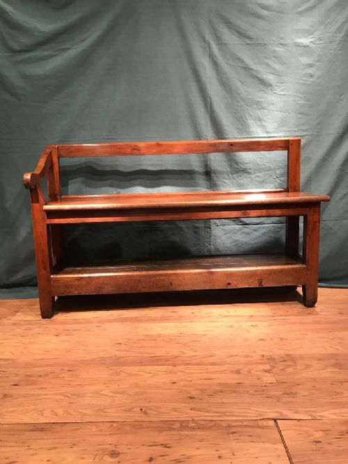 ANTIQUE BENCHSETTLE - ADDITIONAL PHOTO 2