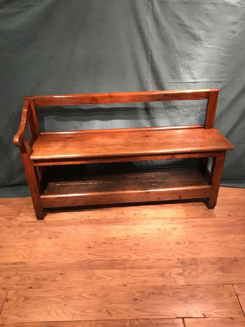 ANTIQUE BENCHSETTLE - ADDITIONAL PHOTO 3