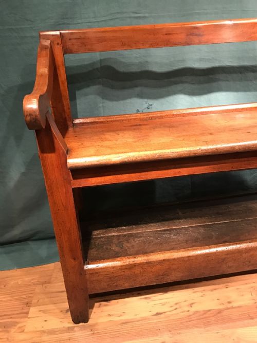 ANTIQUE BENCHSETTLE - ADDITIONAL PHOTO 4