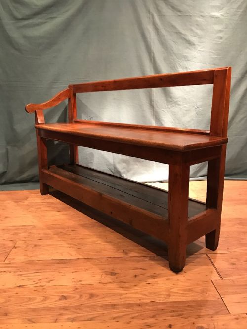 ANTIQUE BENCHSETTLE - ADDITIONAL PHOTO 5
