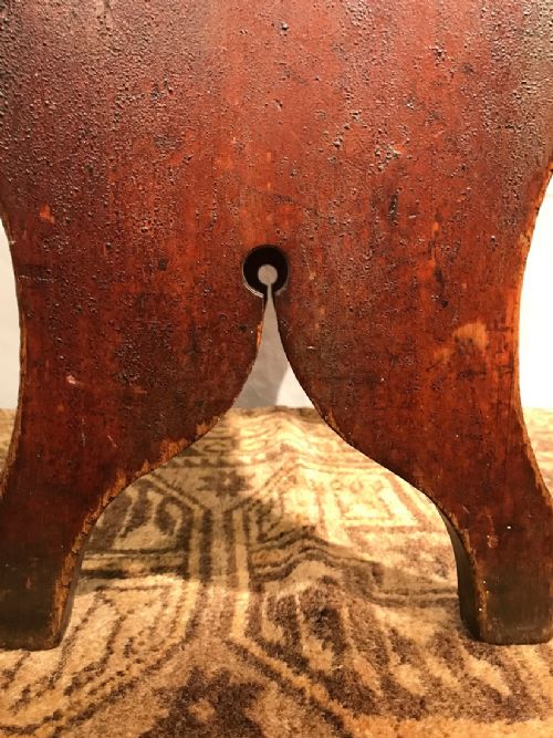 ANTIQUE BOARDED STOOL - ADDITIONAL PHOTO 7