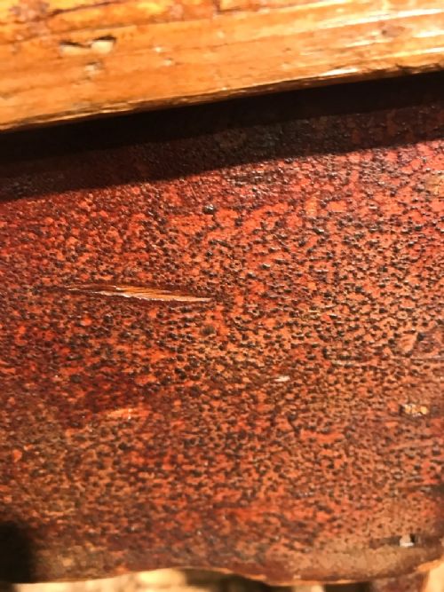 ANTIQUE BOARDED STOOL - ADDITIONAL PHOTO 8