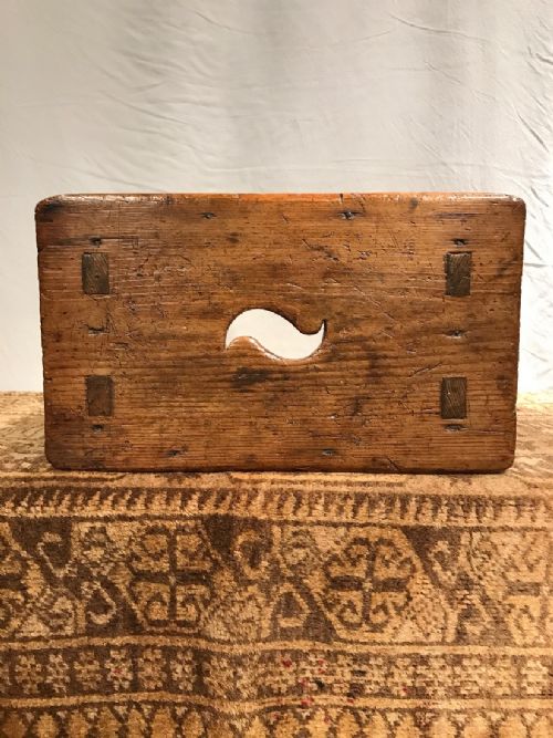 ANTIQUE BOARDED STOOL - ADDITIONAL PHOTO 9