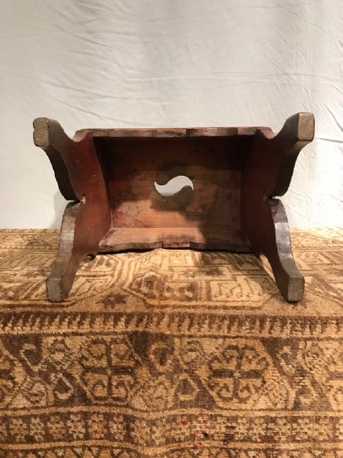 ANTIQUE BOARDED STOOL - ADDITIONAL PHOTO 10
