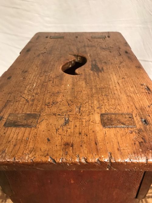 ANTIQUE BOARDED STOOL - ADDITIONAL PHOTO 11