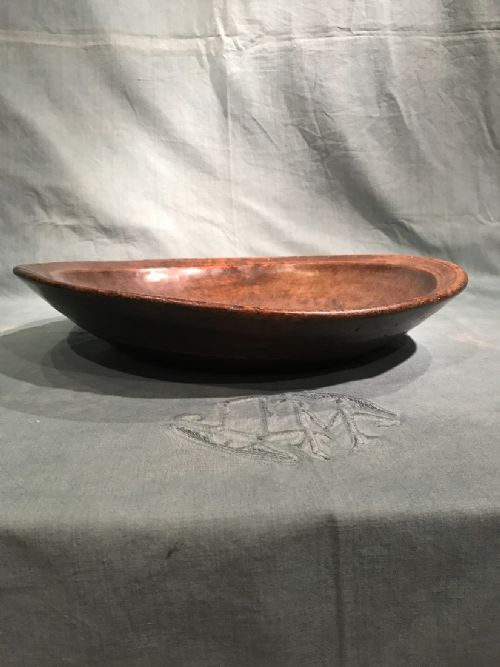 large antique dairy bowl - CATEGORY: ANTIQUE MISCELLANEOUS - DATED 18TH CENTURY
