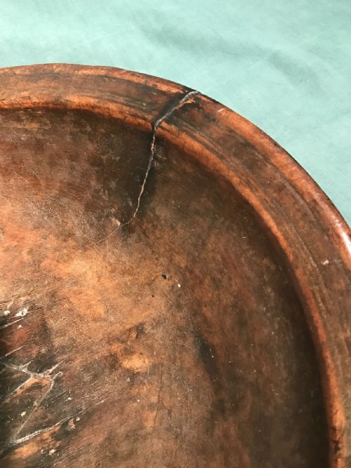 LARGE ANTIQUE DAIRY BOWL - ADDITIONAL PHOTO 6