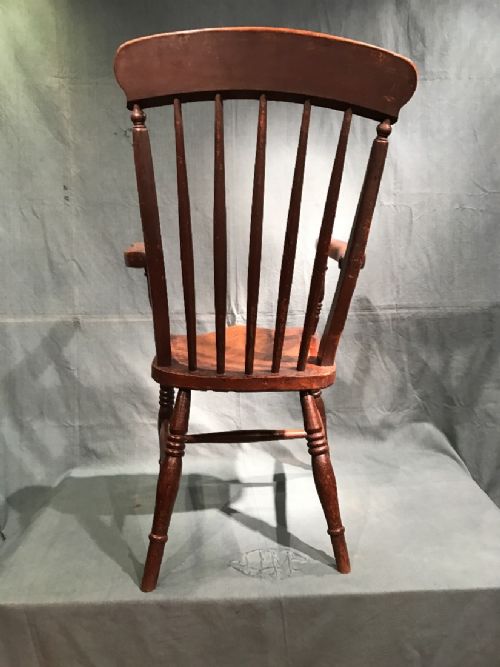 ANTIQUE COUNTRYWINDSOR ARMCHAIR - ADDITIONAL PHOTO 7
