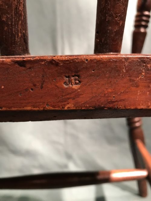ANTIQUE COUNTRYWINDSOR ARMCHAIR - ADDITIONAL PHOTO 8