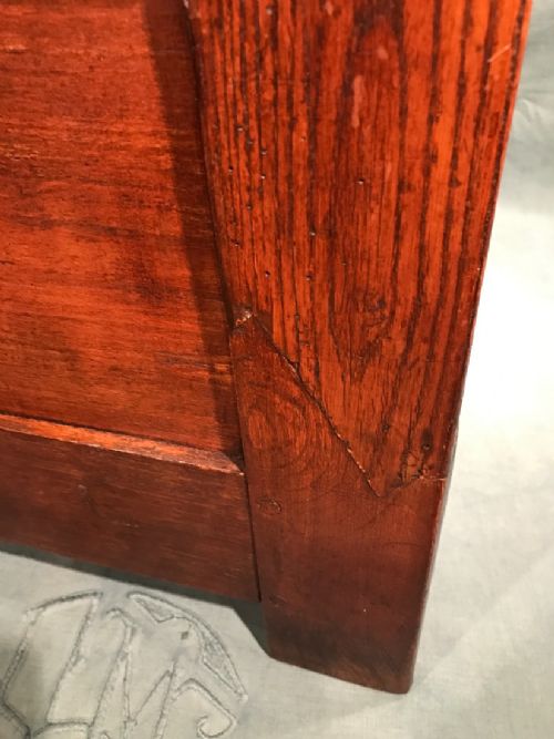 EARLY OAK BOX CHAIR - ADDITIONAL PHOTO 10
