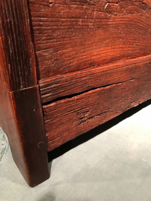 EARLY OAK BOX CHAIR - ADDITIONAL PHOTO 11