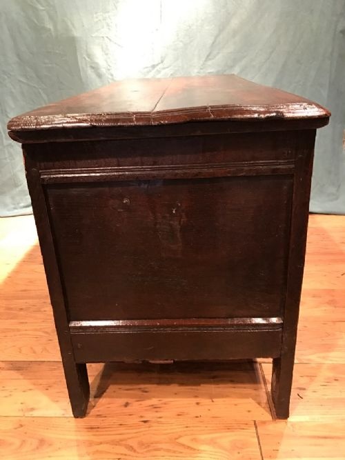 ANTIQUE OAK COFFERCHEST - ADDITIONAL PHOTO 4