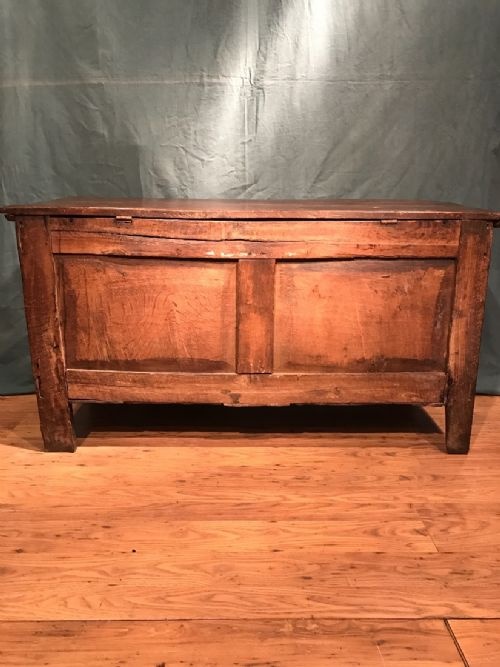 ANTIQUE OAK COFFERCHEST - ADDITIONAL PHOTO 6