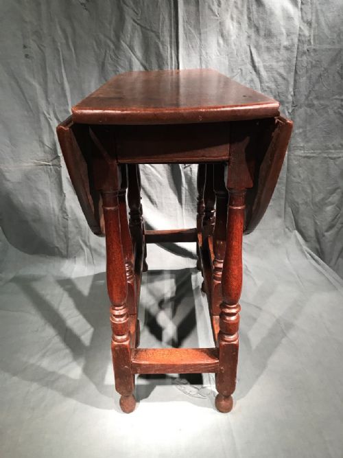 ANTIQUE OAK GATELEG TABLE - ADDITIONAL PHOTO 8