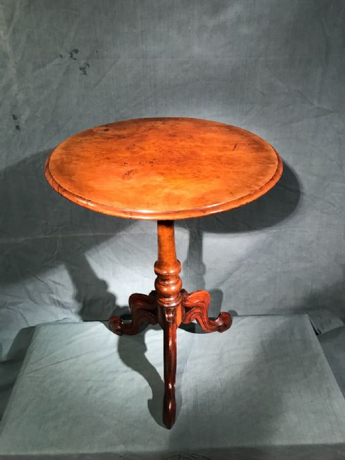 ANTIQUE OCCASIONAL SIDE TABLE - ADDITIONAL PHOTO 1
