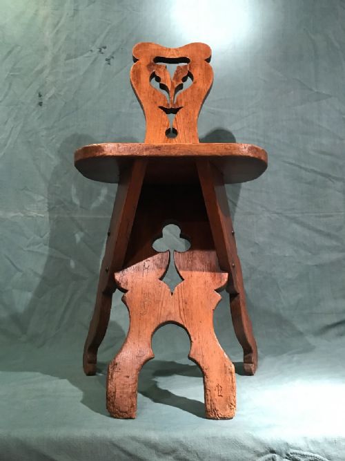 ANTIQUE PINE CHAIR - ADDITIONAL PHOTO 3