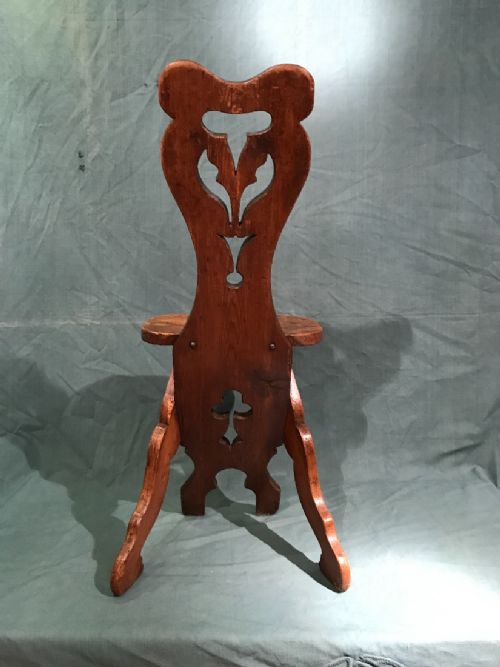 ANTIQUE PINE CHAIR - ADDITIONAL PHOTO 6
