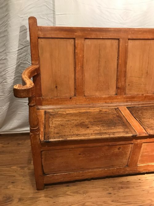 ANTIQUE SETTLE BENCH - ADDITIONAL PHOTO 5