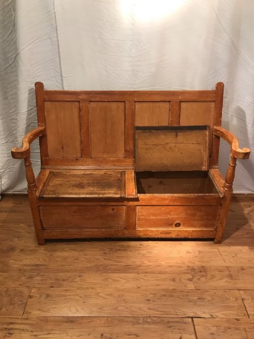 ANTIQUE SETTLE BENCH - ADDITIONAL PHOTO 7