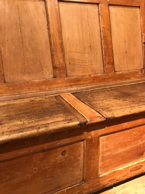 ANTIQUE SETTLE BENCH - ADDITIONAL PHOTO 9