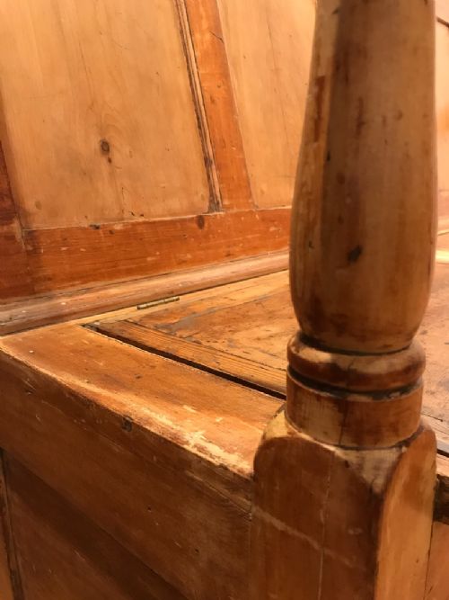 ANTIQUE SETTLE BENCH - ADDITIONAL PHOTO 14