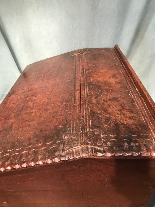 ANTIQUE OAK TABLE BOX - ADDITIONAL PHOTO 7