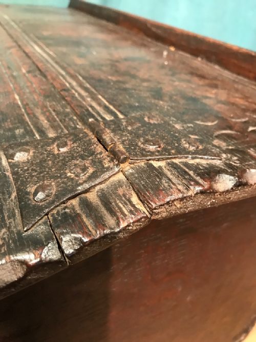 ANTIQUE OAK TABLE BOX - ADDITIONAL PHOTO 8