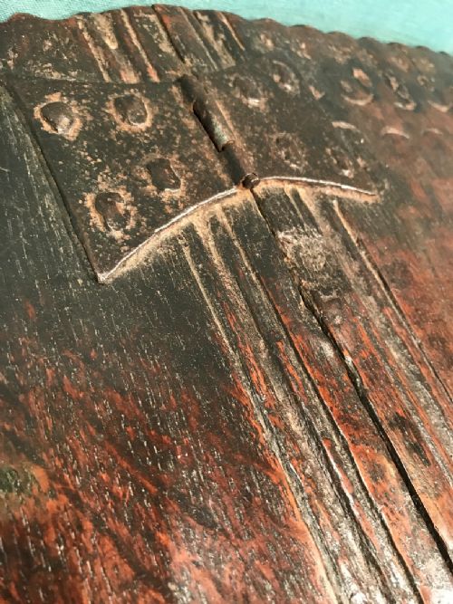 ANTIQUE OAK TABLE BOX - ADDITIONAL PHOTO 9