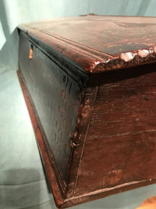 ANTIQUE OAK TABLE BOX - ADDITIONAL PHOTO 11