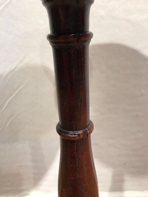 ANTIQUE SIDE TABLE CANDLESTAND - ADDITIONAL PHOTO 2