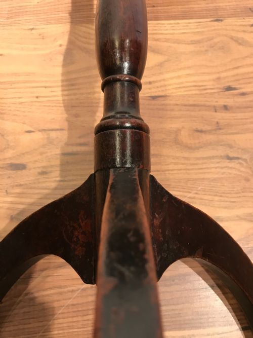 ANTIQUE SIDE TABLE CANDLESTAND - ADDITIONAL PHOTO 3