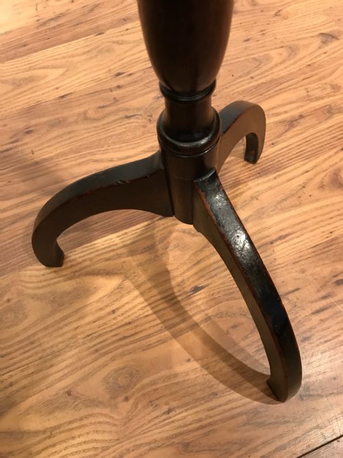ANTIQUE SIDE TABLE CANDLESTAND - ADDITIONAL PHOTO 4