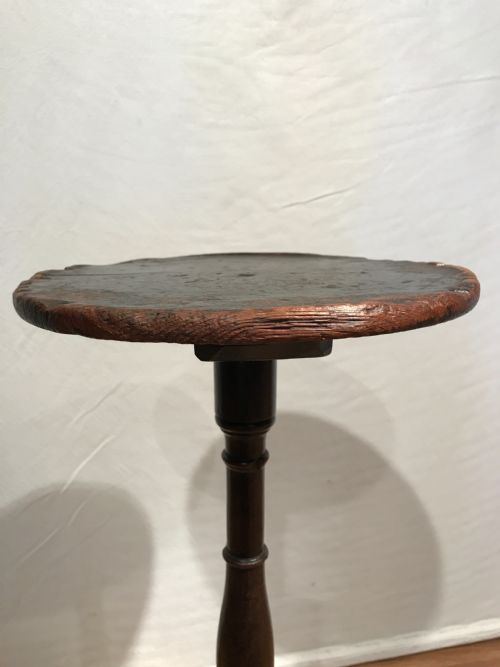 ANTIQUE SIDE TABLE CANDLESTAND - ADDITIONAL PHOTO 6