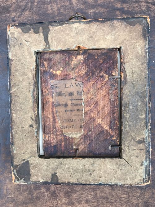 ANTIQUE PORTRAIT WATERCOLOUR - ADDITIONAL PHOTO 4