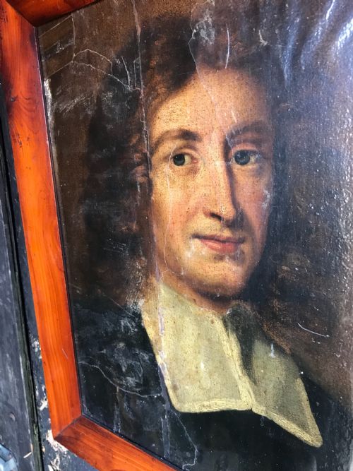 ANTIQUE OIL PORTRAIT - ADDITIONAL PHOTO 2
